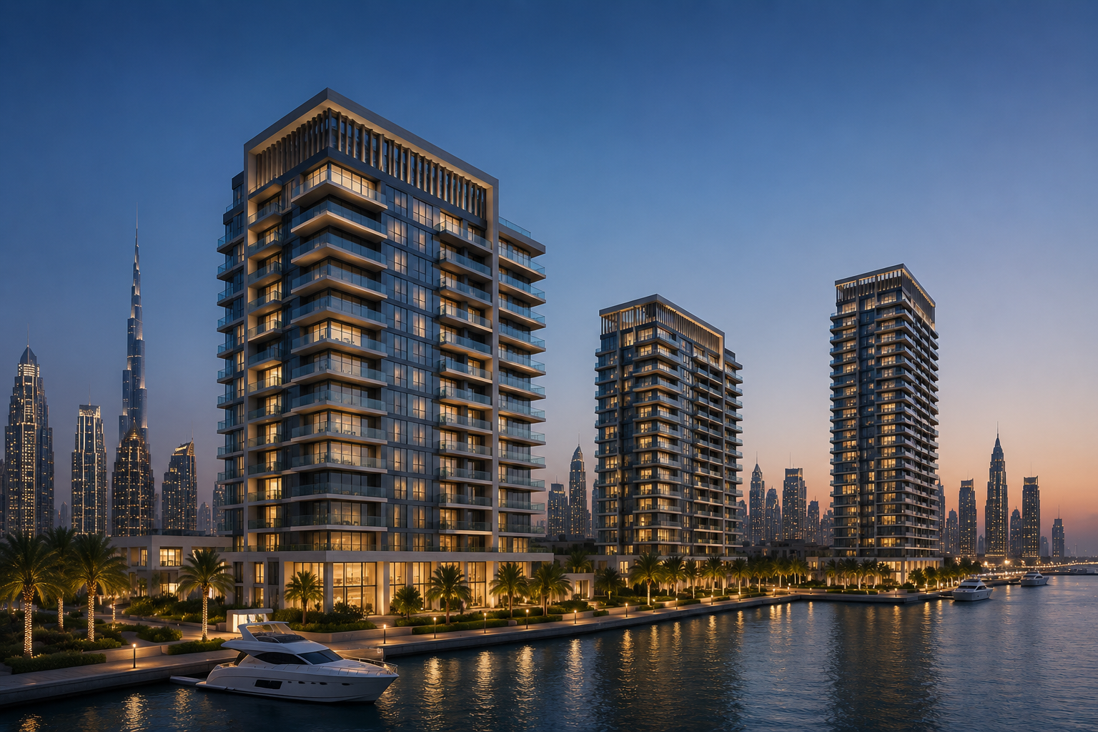 Dubai Marina apartments and waterfront properties