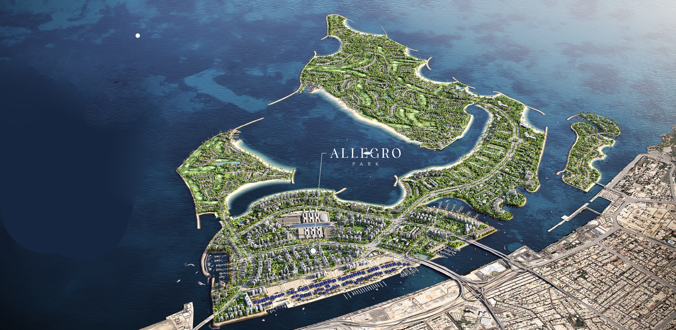 Allegro Park Dubai Islands location map