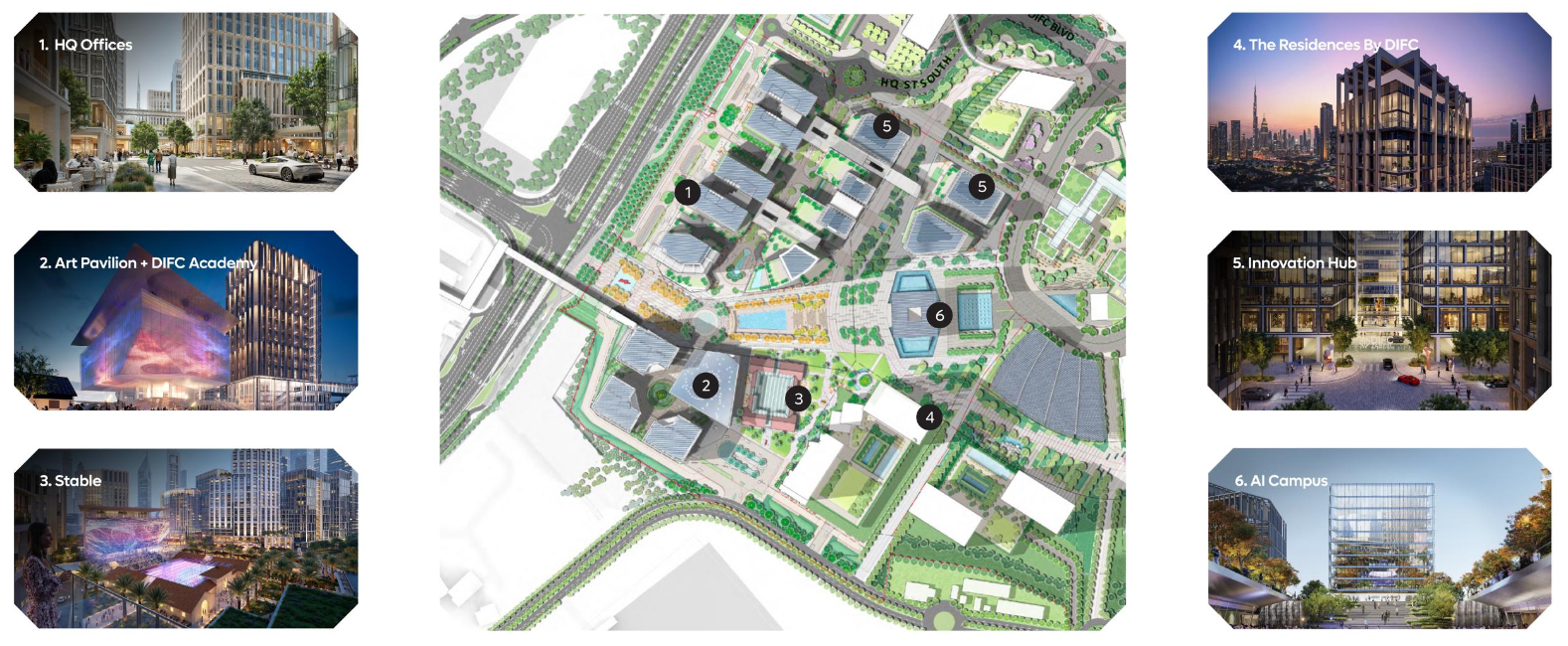 DIFC Zabeel District masterplan phase A
