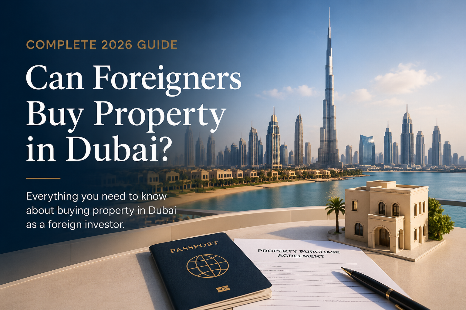 Can Foreigners Buy Property in Dubai? Complete 2026 Guide